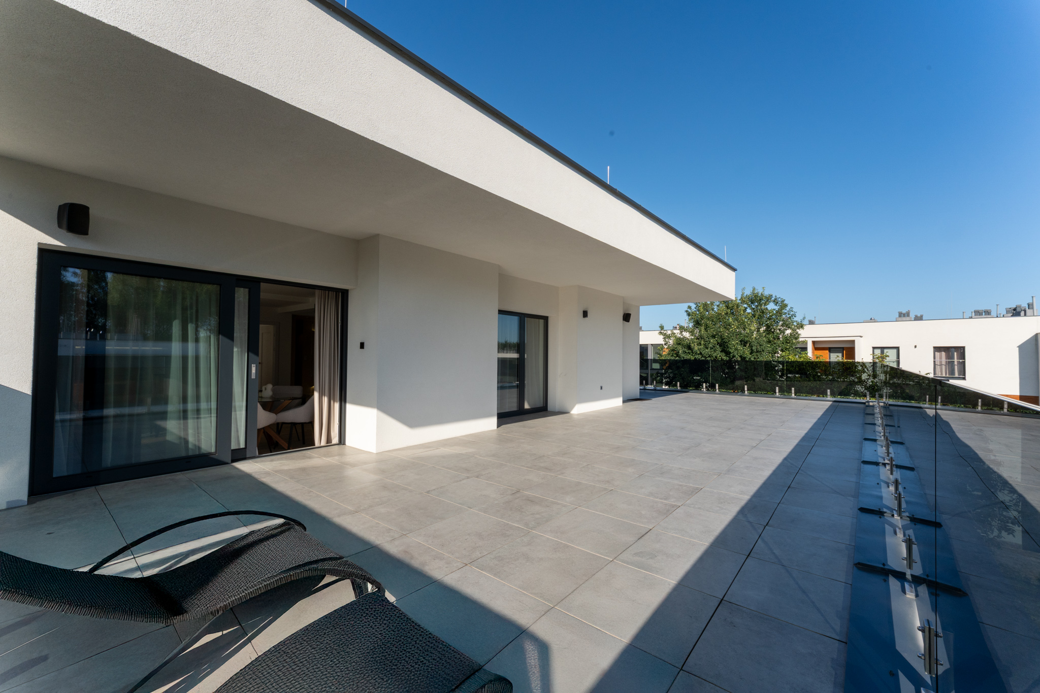 taras w apartamencie Wieliczka Park 106m2
