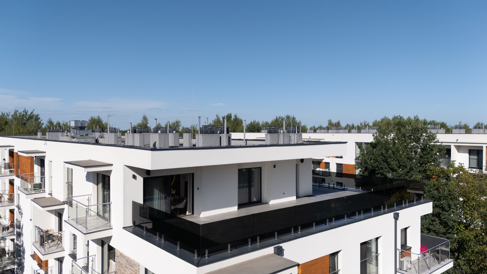 taras na osiedlu Wieliczka penthouse