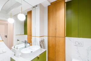 Elegancka łazienka w standardzie premium z dopracowanymi detalami
