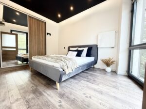 sypialnia mieszkanie 2 pokoje Myslenice Zarabie oferta wynajmu Livio