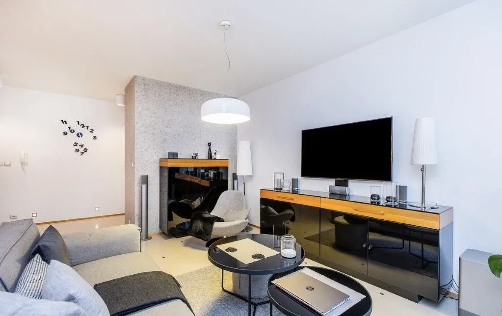 nowoczesny salon po remoncie Kraków Ruczaj nowoczesne wnętrze