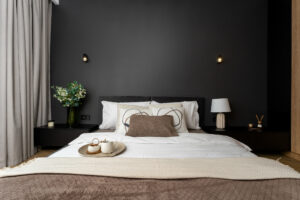 nowoczesne wnętrza, homestaging Wieliczka Kraków stylizacja mieszkania osiedle Wieliczka Park biuro Livio